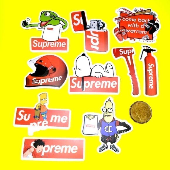 3/$20 brand new 10x waterproof Supreme stickers - Picture 1 of 1